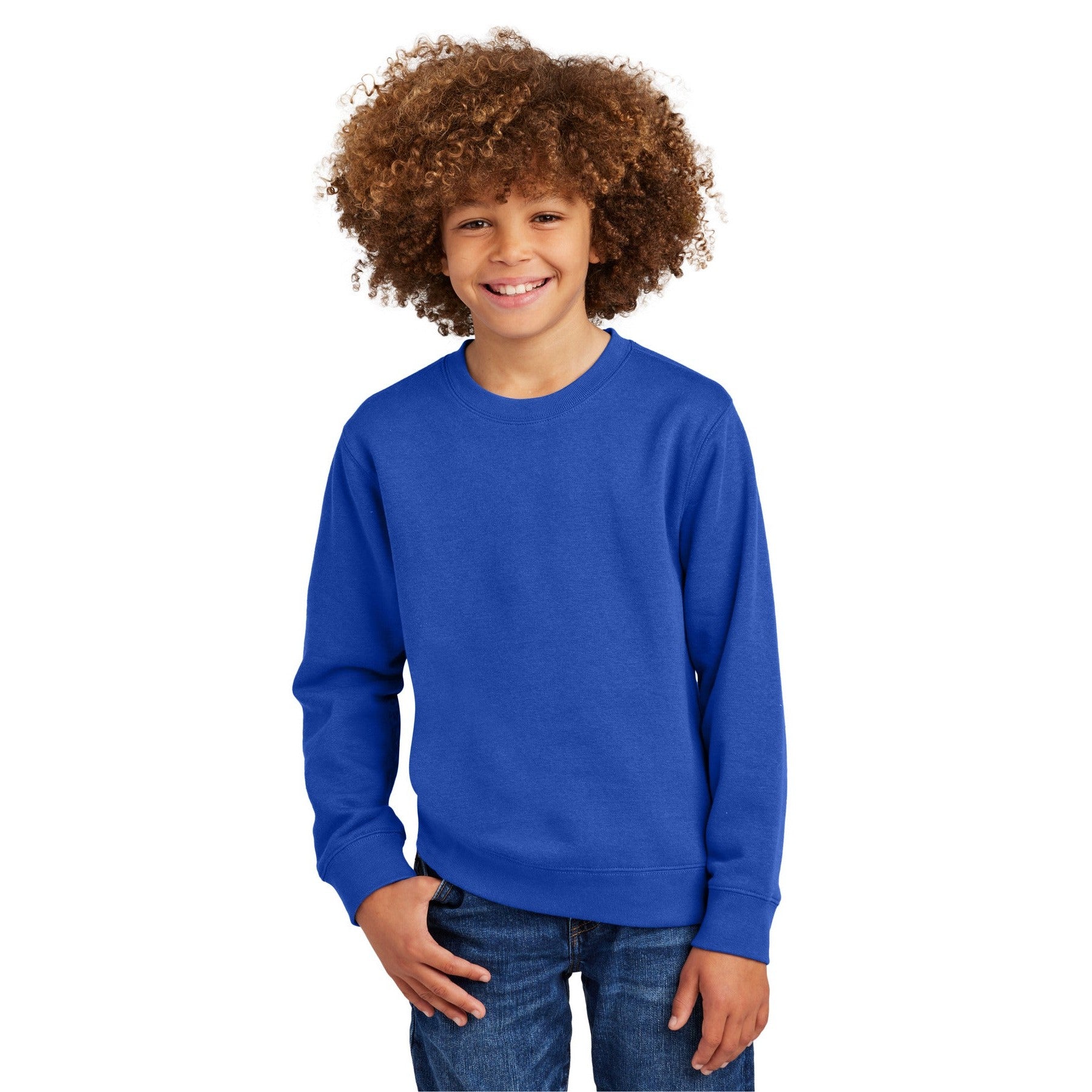 District-District® Youth V.I.T.™ Fleece Crew DT6104Y-MedTech-3